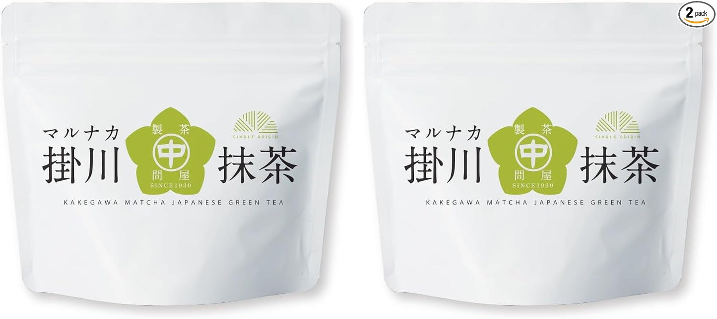 Nakamura Korokuen from the Tea Town Kakegawa "Marunaka Kakegawa Matcha & Shaker Set" 60g Kakegawa-grown 100% Single Origin with Measuring Spoon Matcha Latte for Practice Usucha Sweets Making Shaker