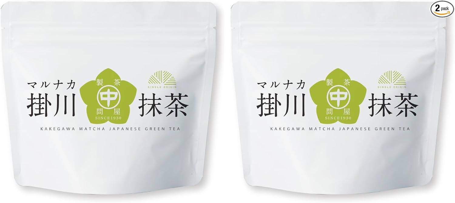 Nakamura Korokuen from the Tea Town Kakegawa "Marunaka Kakegawa Matcha & Shaker Set" 60g Kakegawa-grown 100% Single Origin with Measuring Spoon Matcha Latte for Practice Usucha Sweets Making Shaker