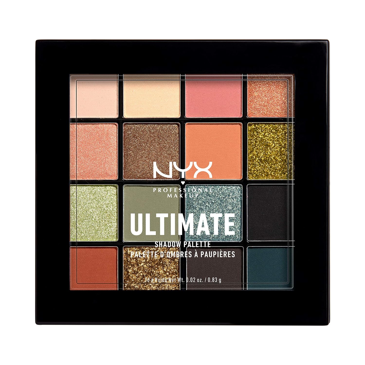 NYX PROFESSIONAL MAKEUP Ultimate Shadow Palette, Eyeshadow Palette - Warm Neutrals
