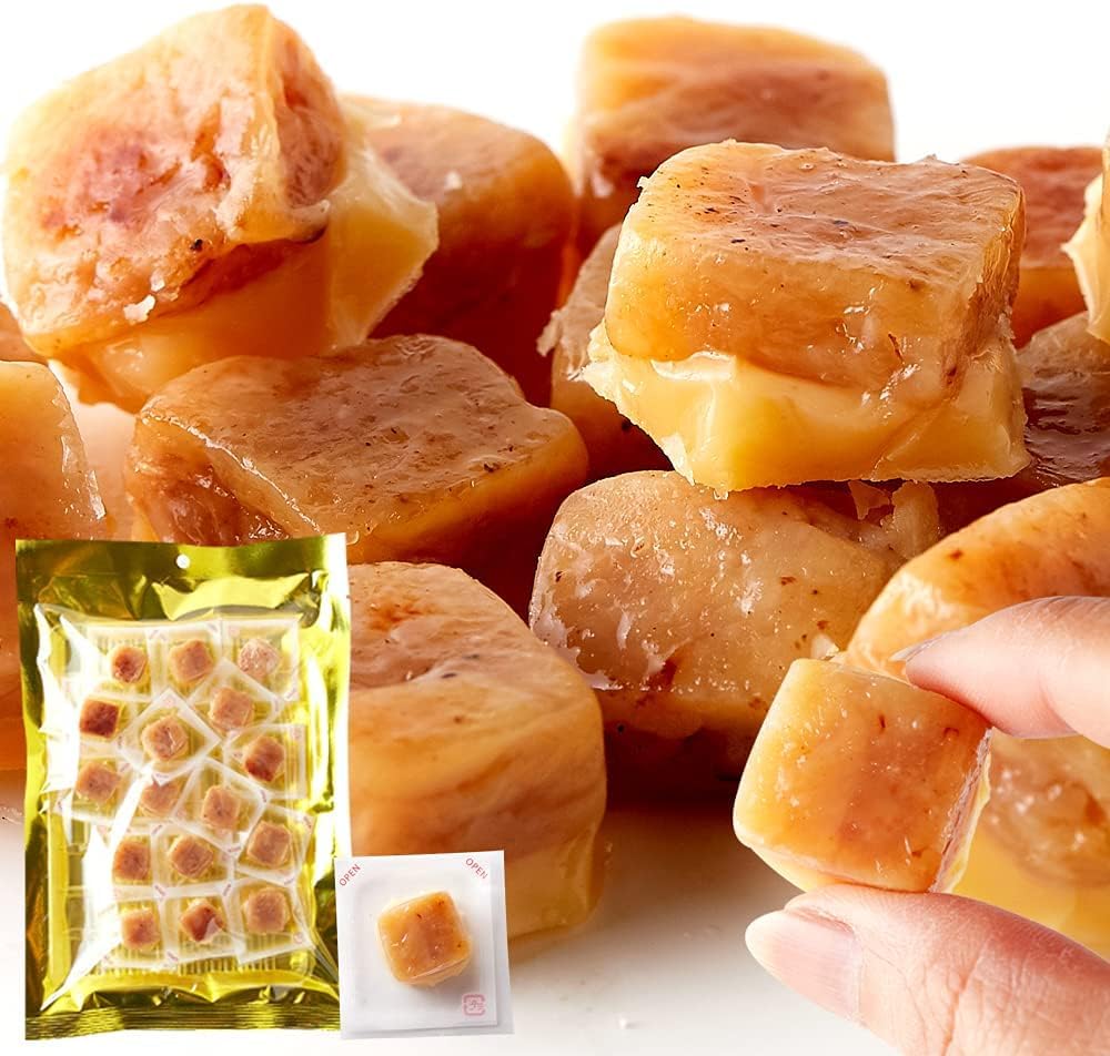 Natural Living Scallop & Cheese, 4.2 oz (120 g), Uses Hokkaido Scallops, Snacks, Delicacy, Alcohol, Individually Wrapped, Room Temperature, Souvenir