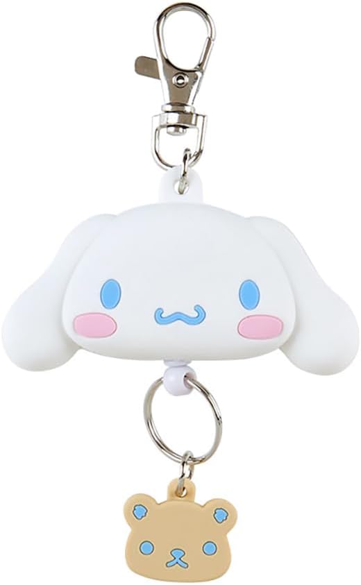 Sanrio 168645 Hello Kitty Character Keychain, Kitty, Face-Shaped Reel Keychain, 5.1 x 1.9 x 0.7 inches (13 x 4.9 x 1.8 cm)