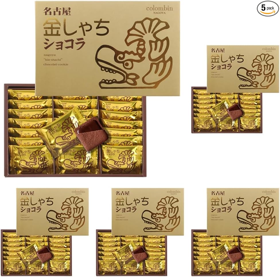 Colomban Gold Shachi Chocola, Gift, Candy, Assorted, Individual Packaging, Souvenir, Confectionery, Good Store, Langdosha, Pack of 21