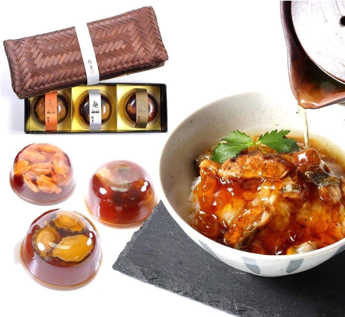 Linen Food Premium Chazuke Gift, Seafood, Boiled Basket, Sauce Chazuku, 6 Pieces, Abone, Eel, Savor, Souvenir, Gift, Order, Gourmet Birthday Present