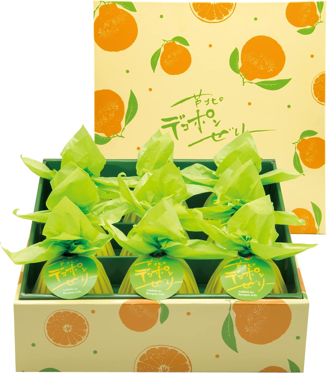 Kumamoto Kabo Dekopon Jelly Produced in Ashikita, Kumamoto Prefecture, 9 Pieces (Gift Boxed), Assorted Jelly Gift