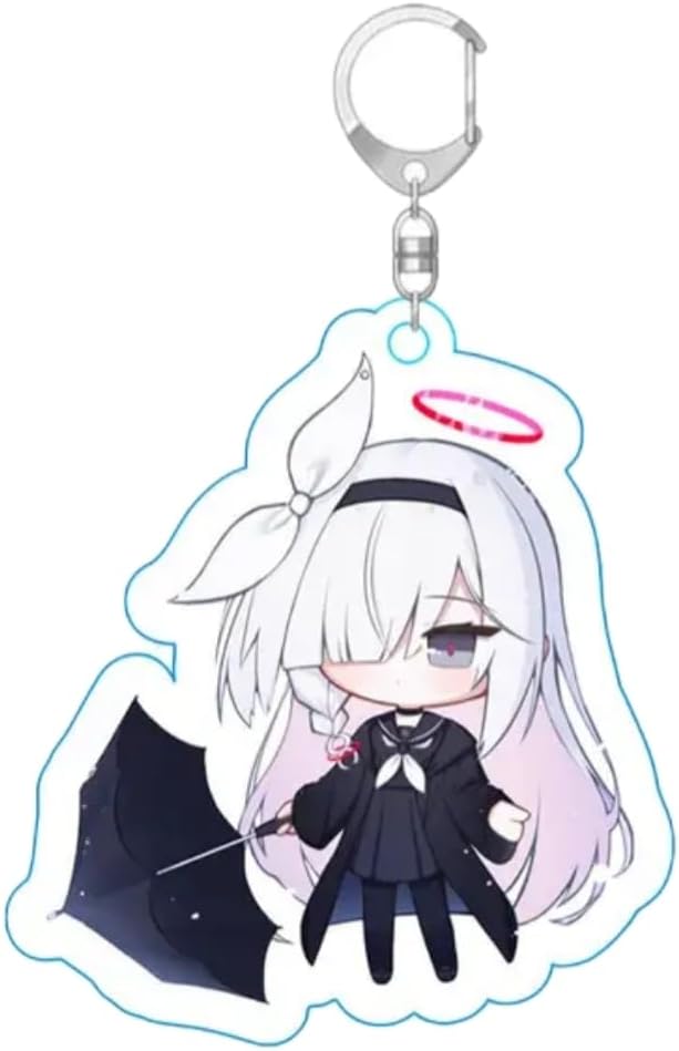 ブルアカ キャラクターアクリルキーホルダー デフォルメ Ver.2 台紙なし 萌えグッズ 非公式 [並行輸入品]
