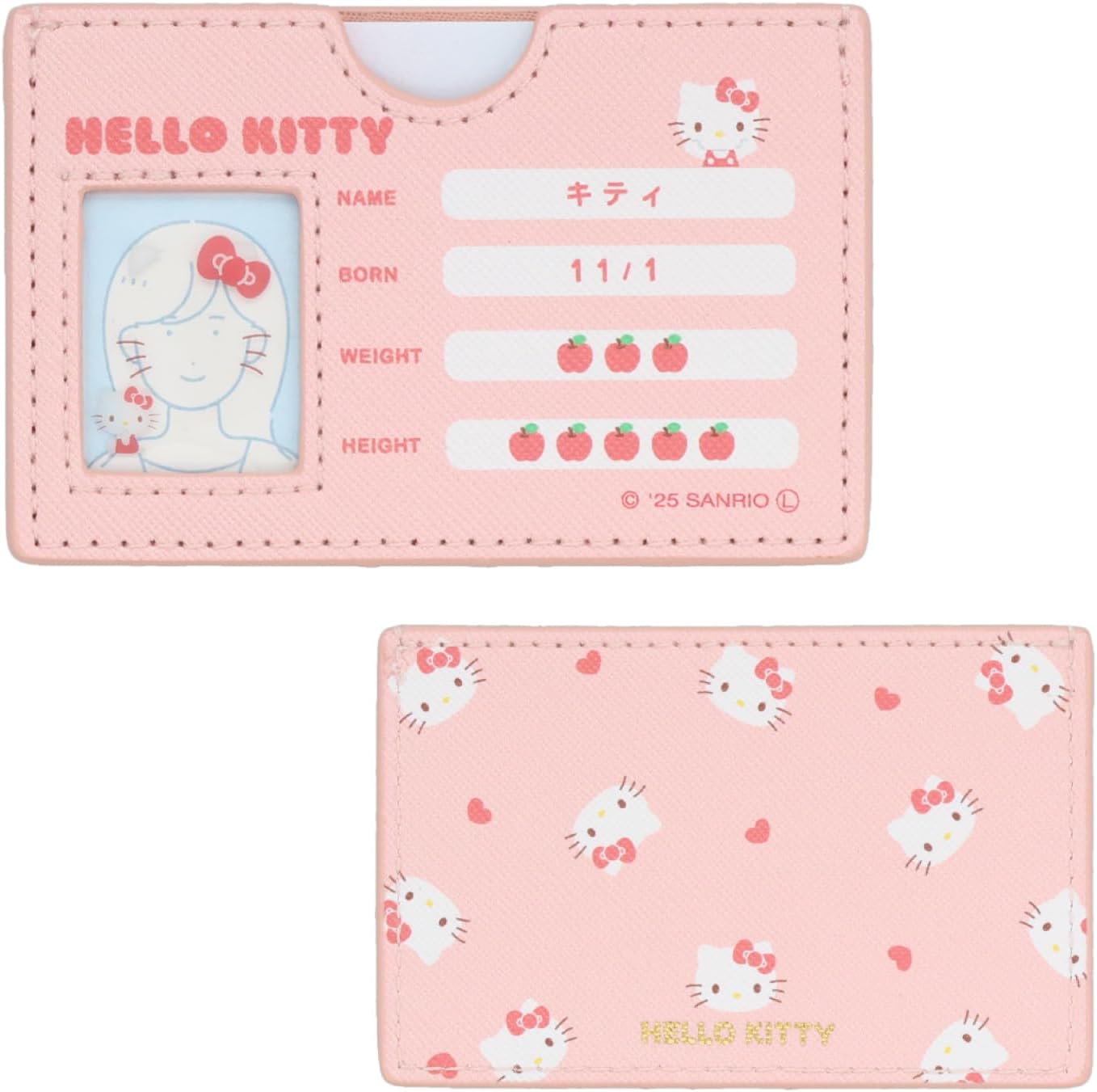 Shovido Sanrio Minor Card Case, Includes Clear Card to Conceal Your Face, Ghostess