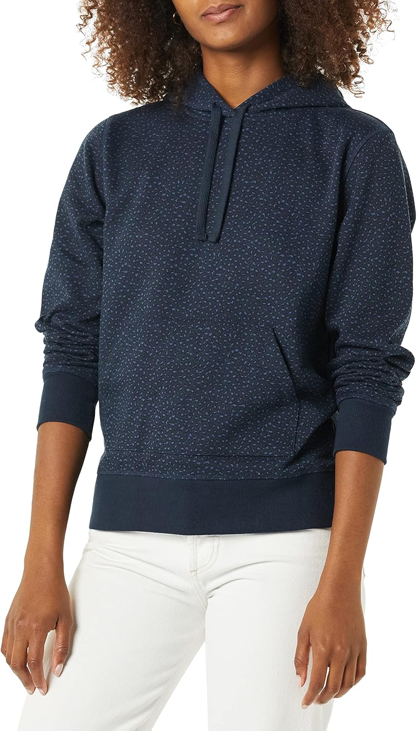 Essentials Sudadera con capucha, de vellón, para mujer