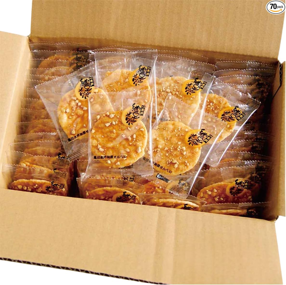 Kamejirushiki Official: Mito Natto Crackers 14 Pieces, Crackers, Natto, Ibaraki Souvenir, Individually Wrapped, Japanese Horseradish Flavor, Tea Accompaniment, Gift, Hand Souvenir, Souvenir