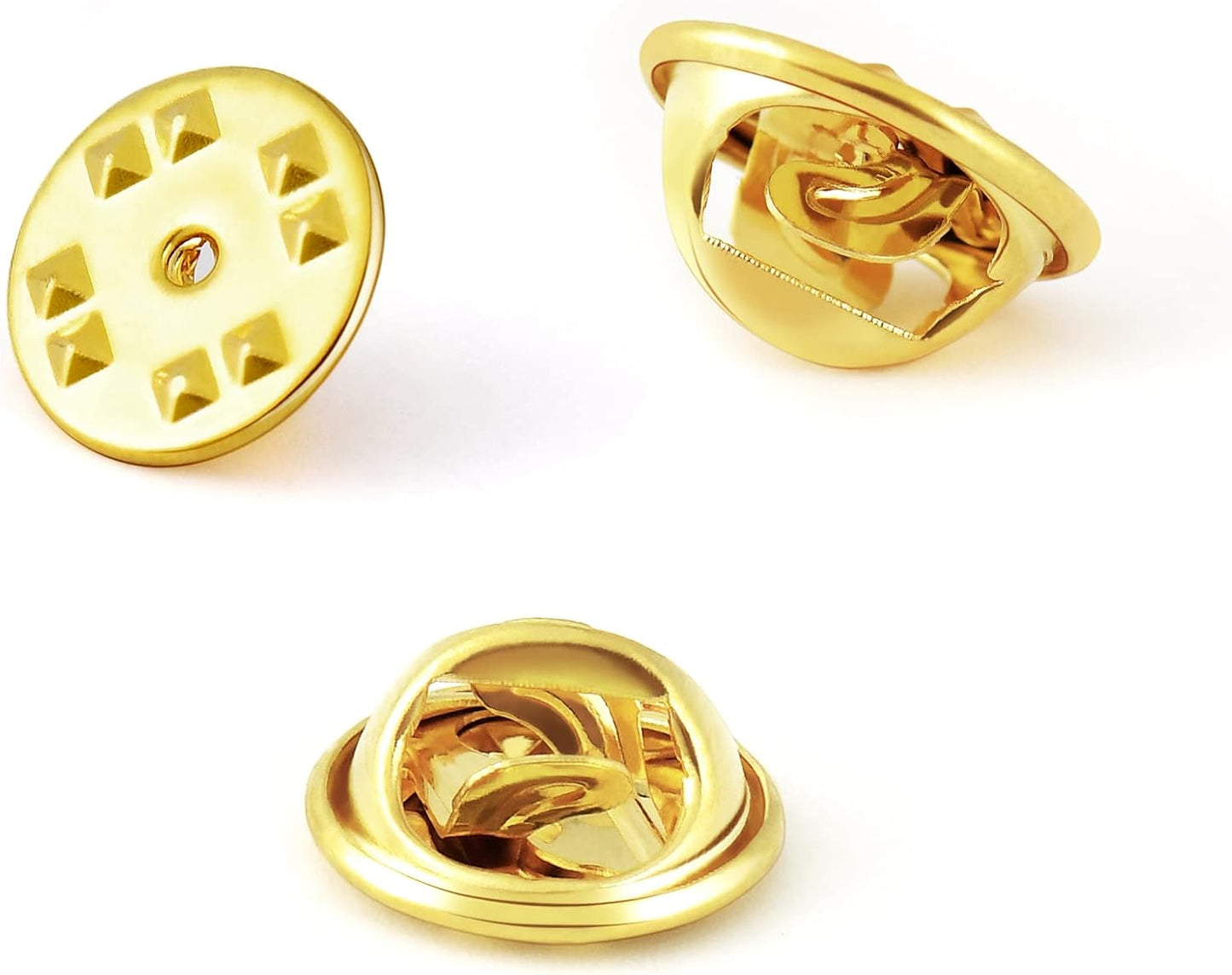 Lapel Pin Backs, Safety Backs for Brooch Tie Hat Badge Insignia