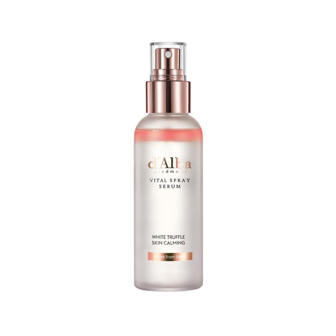 d'alba Piedmont - Suero en aerosol de trufa blanca italiana, cuidado de la piel vegano, hidratante facial ligero, suero brillante para piel radiante, no comedogénico, todo en uno, cuidado de la piel coreano (3.38 onzas líquidas)