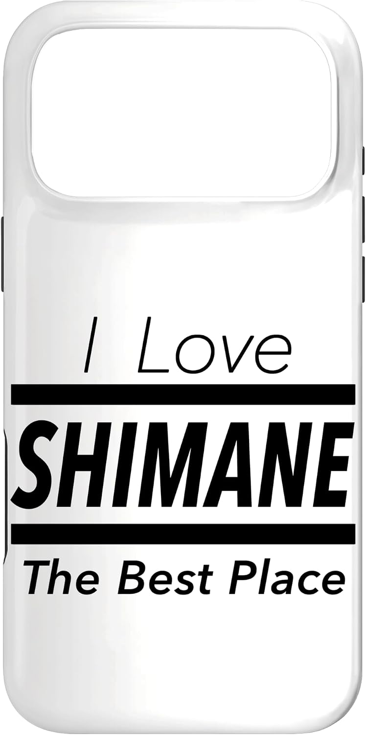 iPhone 13 I Love Shimane (I Love) JIMO-T [47 Prefectures] Jimoti Local Love Goods Travel Souvenir Funny Smartphone Case