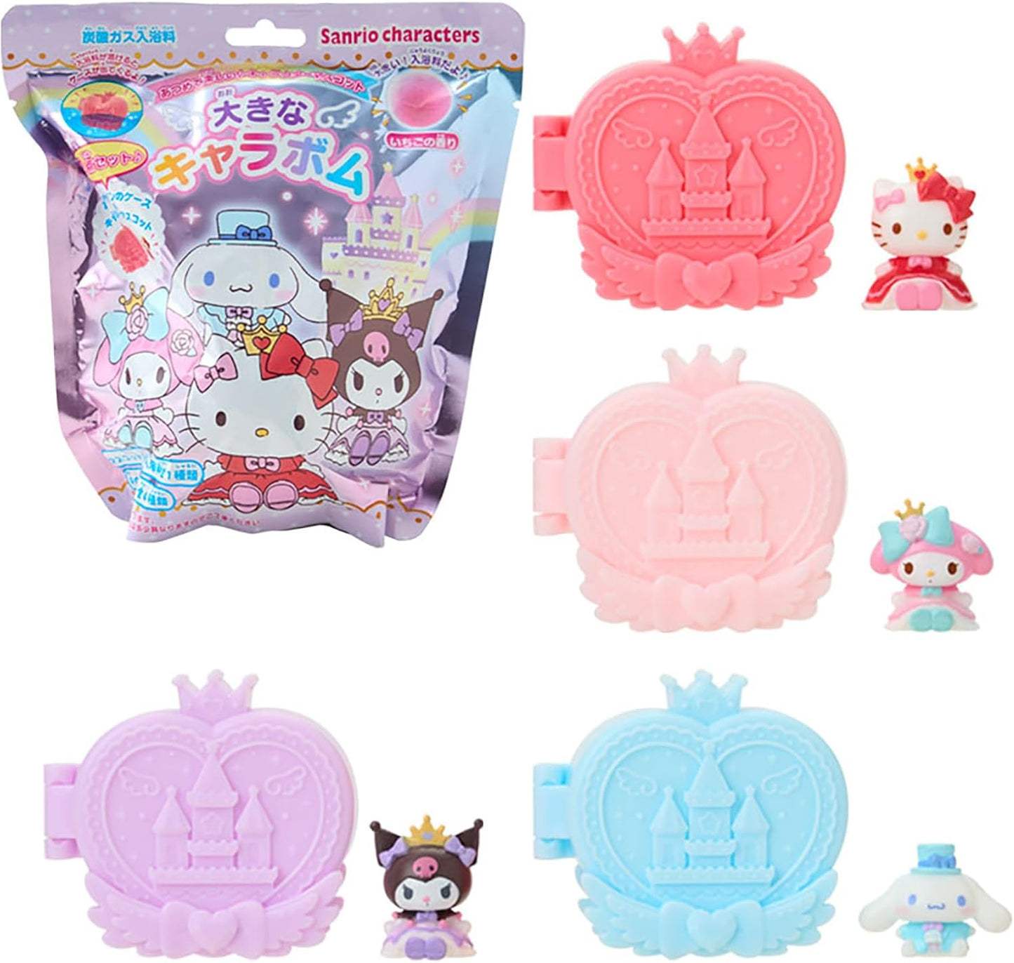 Sanrio (SANRIO) Charabom (Carbonated Bath Additive) Yurayura Baby Sanrio Characters ABS Resin Suitable for ages 6 and up 641804