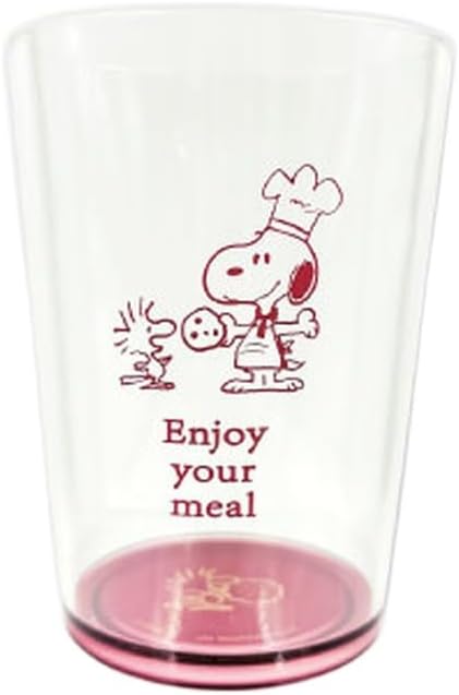 Marimo Craft SPCQ-683 Snoopy Snacktime Chef Series Acrylic Key Holder, Red, Approx. W 1.6 x H 2.3 x D 0.1 inches (40 x 59 x 3 mm)