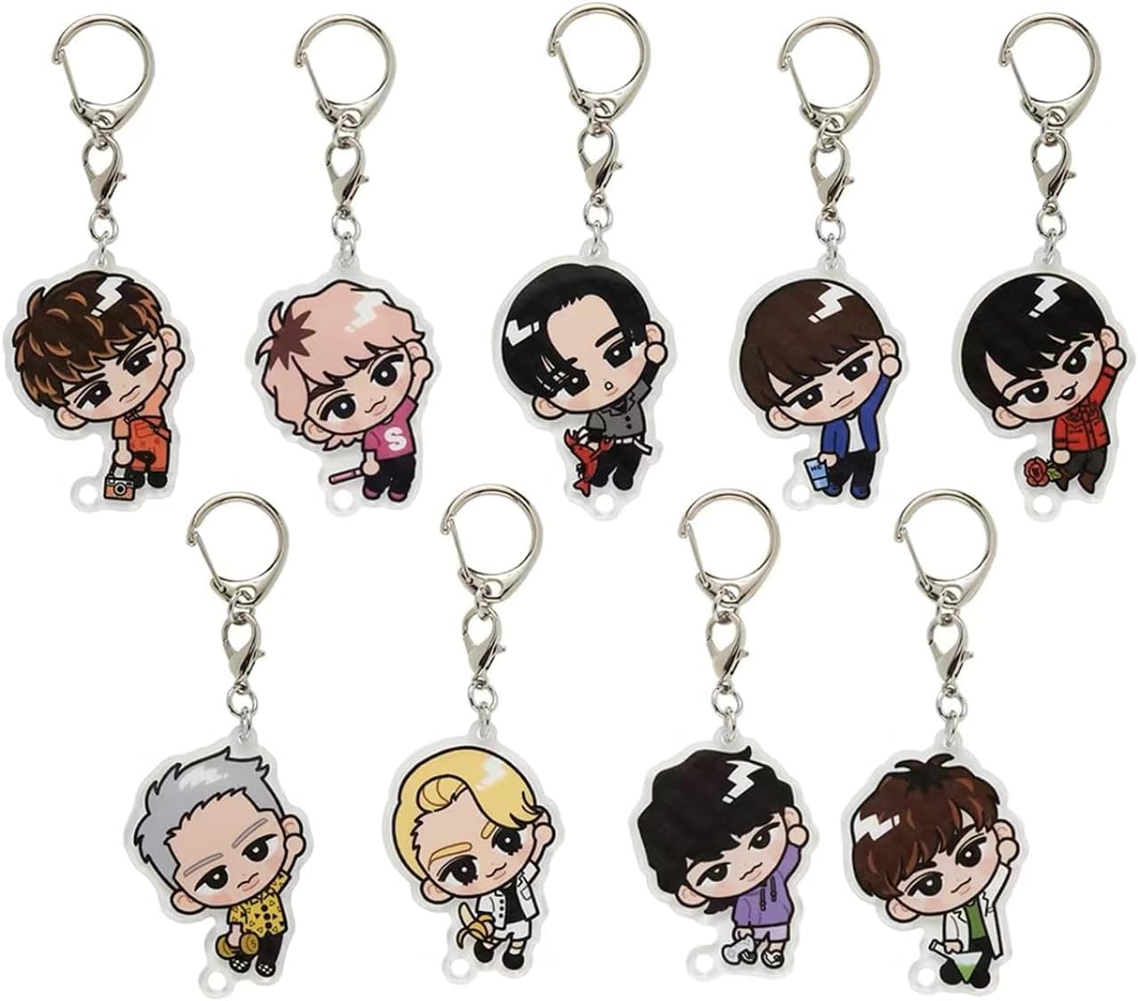 Mrsderi Snow Man Ren Meguro Keychain, Snow Man Merchandise, Hikaru Iwamoto, Sakuma, Anime, Cute, Idol Fan Merchandise, Phone Strap, Key Ornament, Unofficial