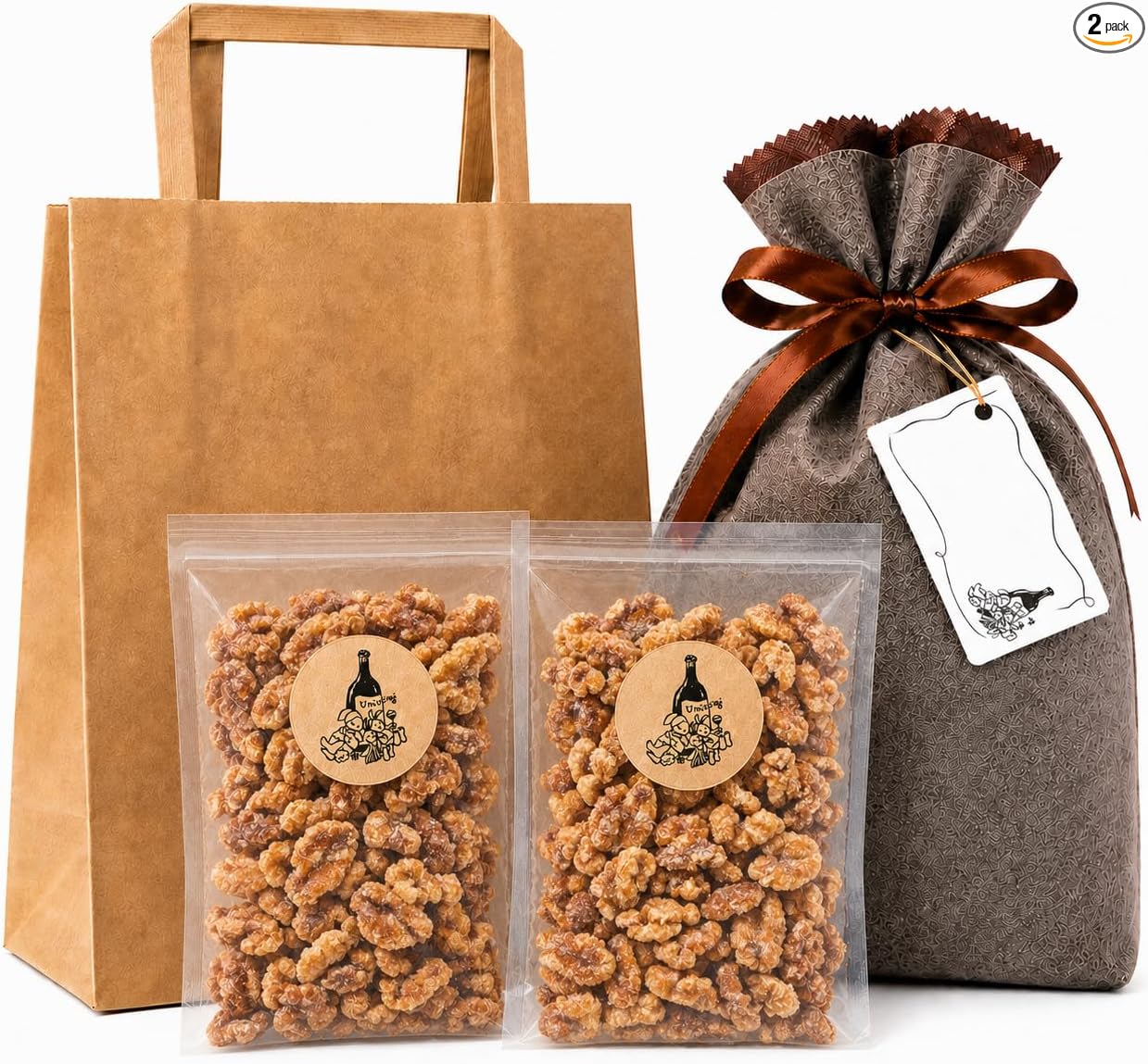 Umiusagi Salted Caramel Walnuts 200g Candy Nuts Snack Cookies Treat Baked Goods