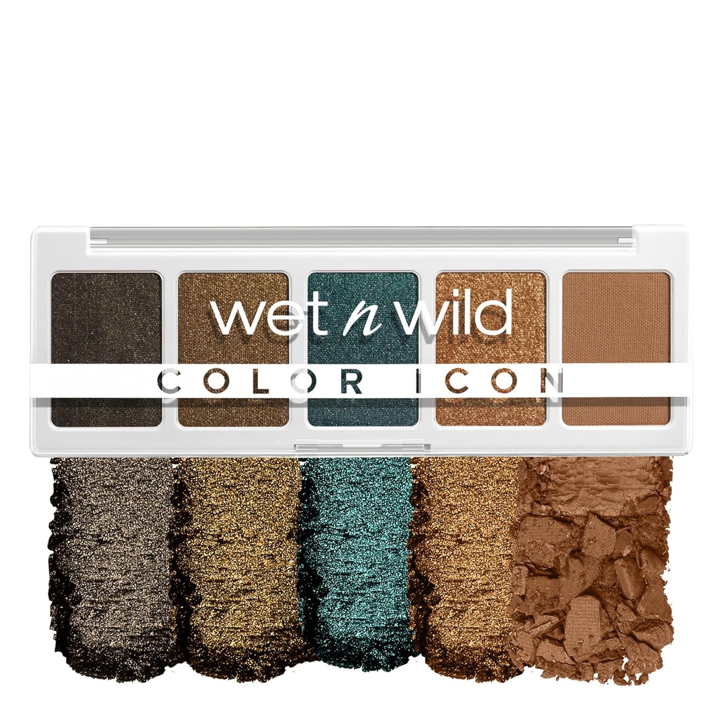wet n wild Color Icon Eyeshadow Makeup 5 Pan Palette, Matte, Shimmer, Metallic, Long Wearing, Rich Buttery Pigment, Cruelty Free - Walking On Eggshells