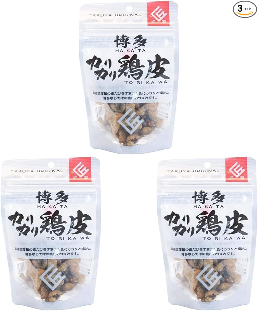 【Takumi-ya】Hakata Crispy Chicken Skin 40g Fukuoka Souvenir