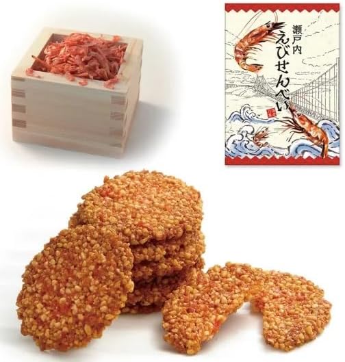 Okayama Takara Okayama Seto Inland Sea Shrimp Crackers, 27 Pieces, Okayama Souvenir, Okayama Confectionery, Gift Souvenir
