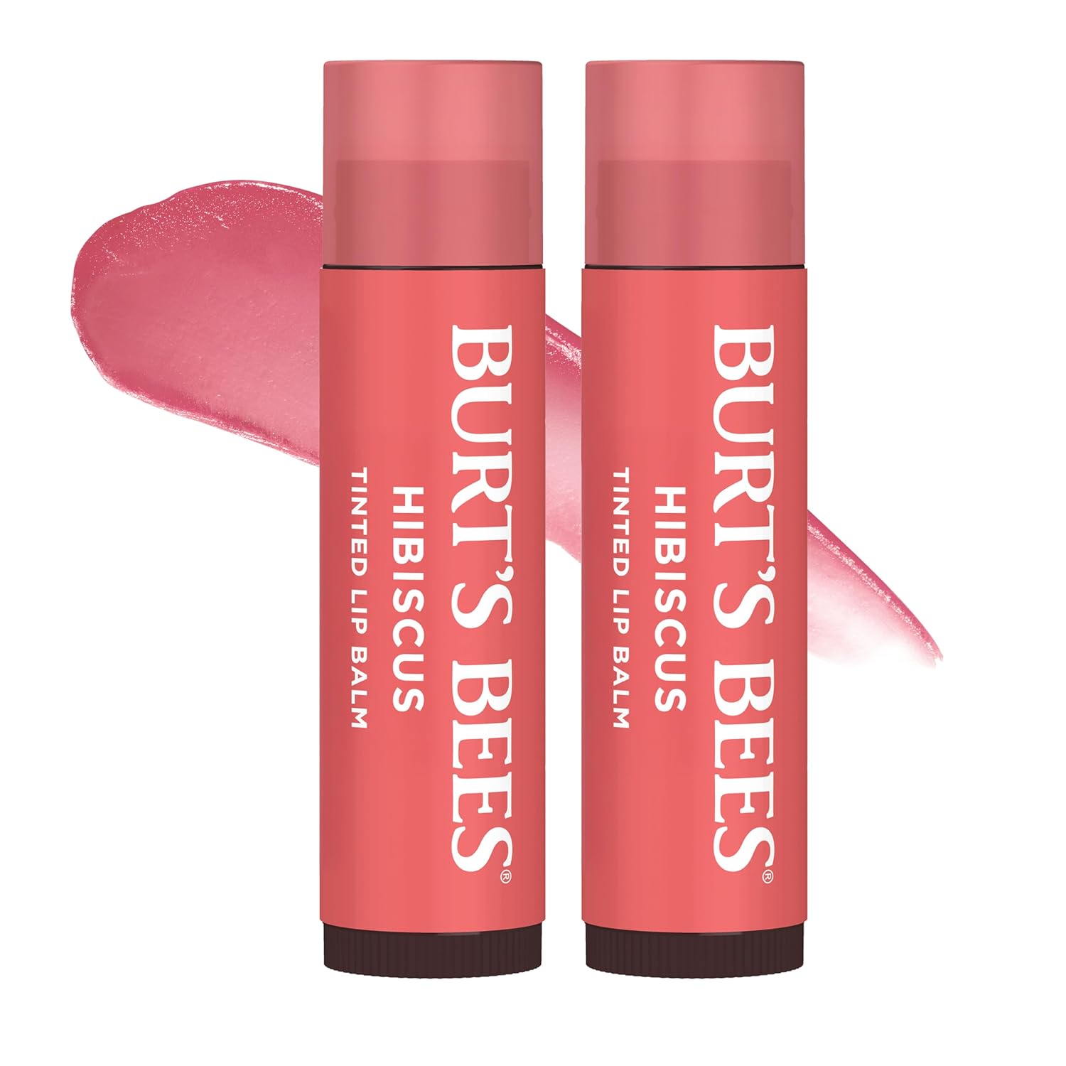 Burt's Bees Bálsamo labial con color con fórmula de bálsamo tintado 2 en 1 de larga duración, color infundido con manteca de karité profundamente hidratante para un acabado natural y acumulable, suave