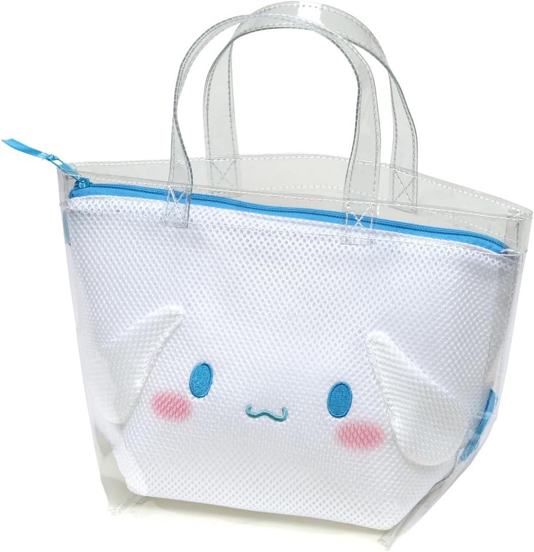 Skater BSMB1-A Sauna Mesh Bag, Spa Bag, Tote Bag, Sanrio Hungyodon, Squishy Design