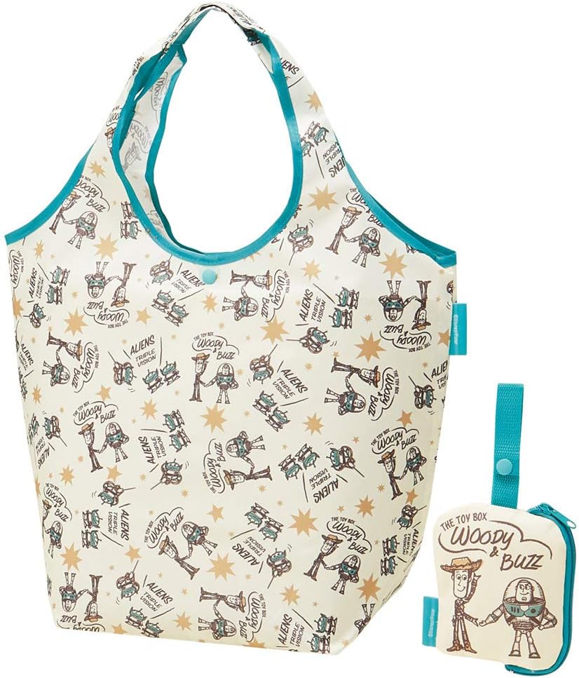 Skater KBS42P Shopping Bag with Pouch, Eco Bag, My Melody Sanrio, W x H x D: 16.5 x 12.6 x 7.1 inches (420 x 320 x 180 mm)
