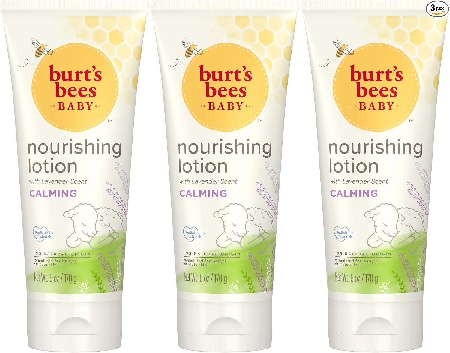 Loción sin fragancia de abeja bebé, de Burt's Bees, 6 fl oz, -3246, 3, 3