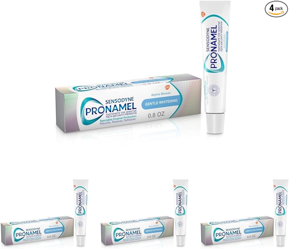 Sensodyne Pronamel - Pasta dental blanqueadora suave, Alpine Breeze - 0.8 oz - Tamaño para viajes