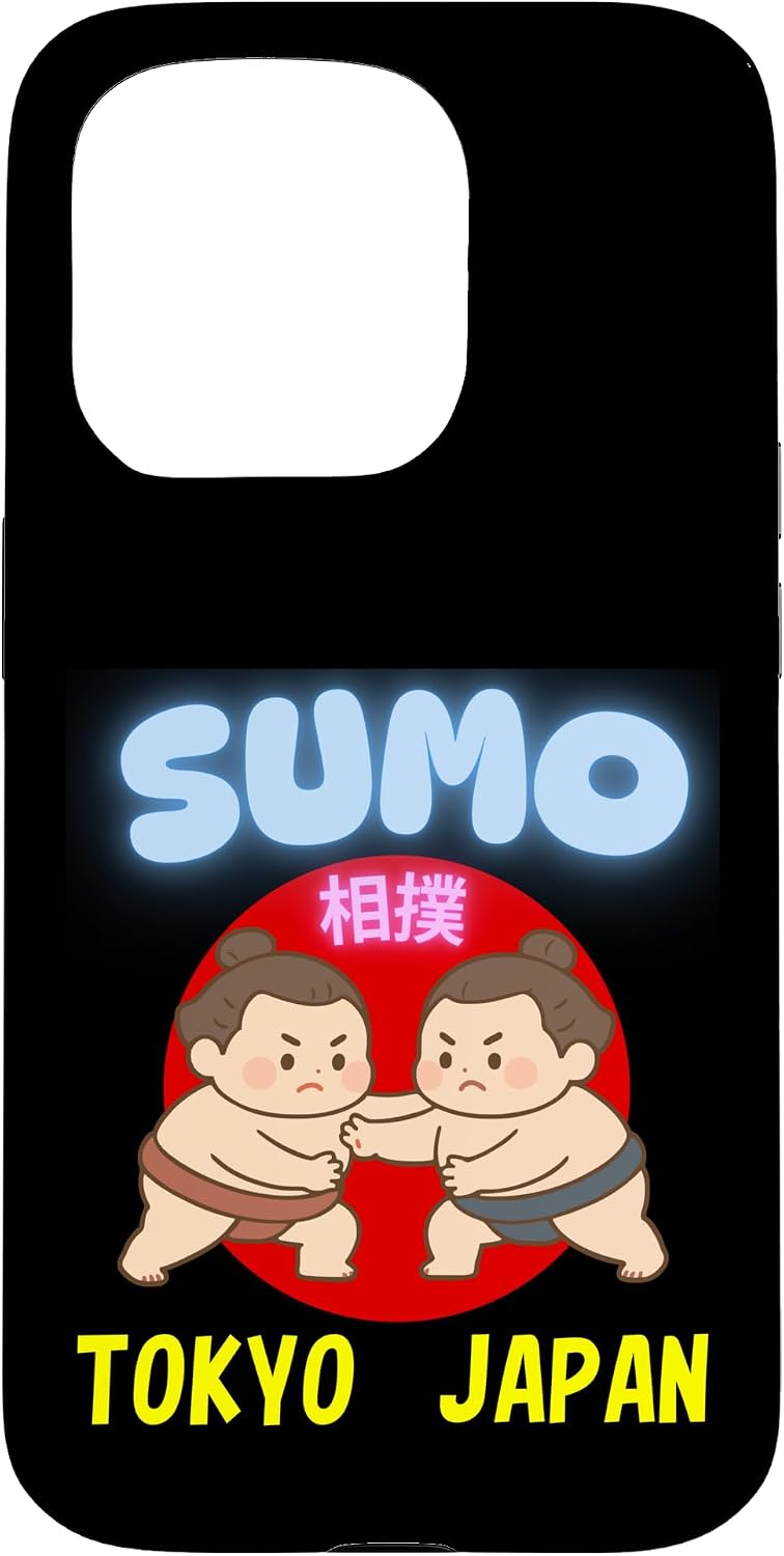 かわいい 相撲 日本 東京 お土産 カワイイスタイル デザイン スマホケース iPhone 14 Plus 用