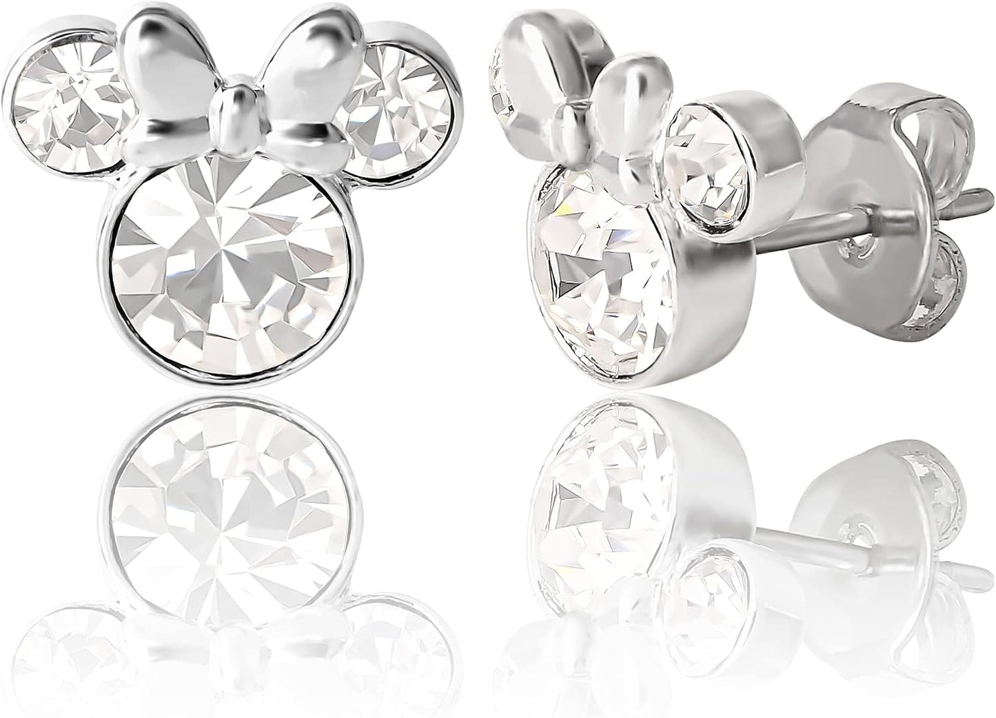 Disney Minnie Mouse Birthstone Stud Earrings for Women Jewelry Disney