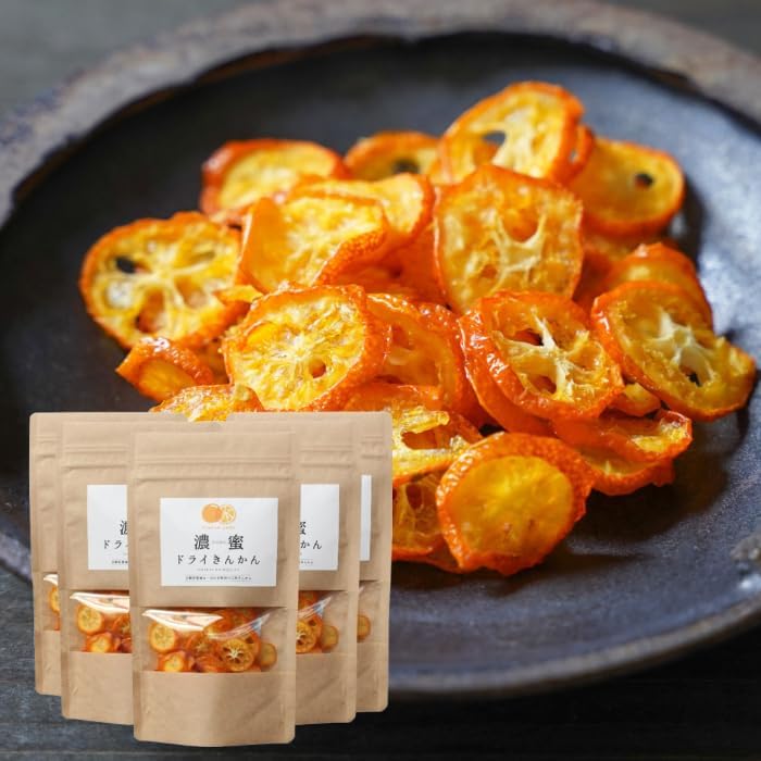 Dried Fruits, Additive-Free, Sugar Free, Thick, Dried Citrus Tama, Made in Miyazaki Prefecture (1 Pack)