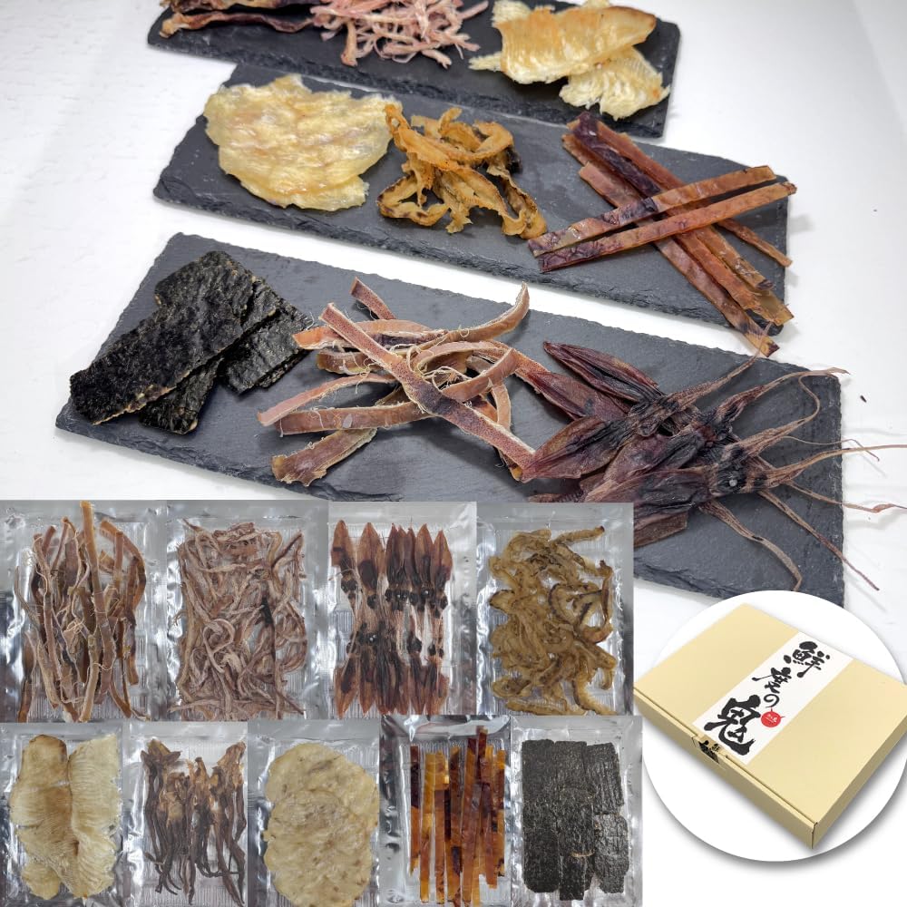 Freshness Demon Premium Sea Food Appetizer Gift Set, Popular Assorted Sea Food Appetizers, 10 Selections, Gift Boxed, High-End Delicacies