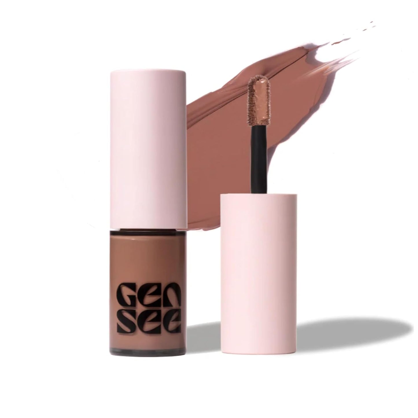 GEN SEE Mixed Media Matte Liquid Eyeshadow, Linen – Weightless Long Lasting Matte Eye Color, High Pigment Multi-Use Makeup for Eyes Cheeks Lips, Vegan Cruelty-Free, Made in Italy