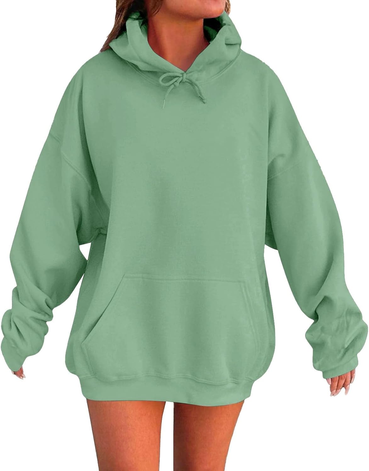 Sudaderas con capucha de gran tamaño para mujer, chaquetas de invierno 2026, ropa Y2K, lindas sudaderas con cuello redondo, sudaderas de moda