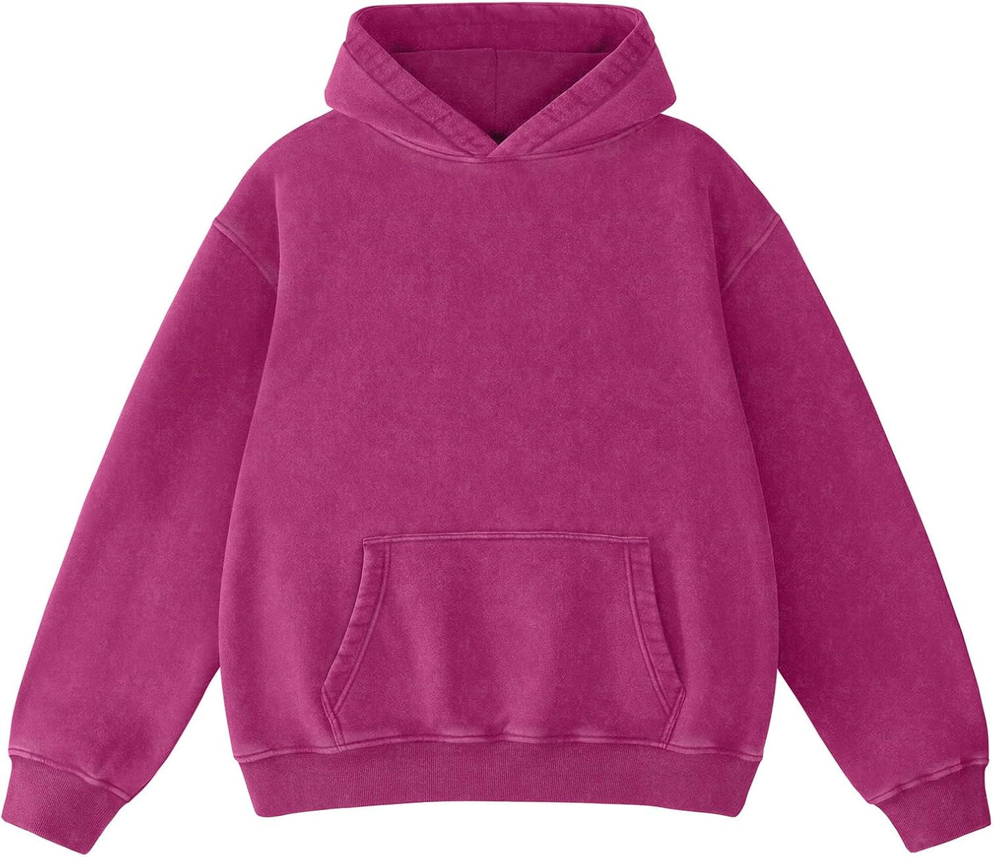 Hatant Sudaderas con capucha de gran tamaño para hombres y parejas, sudaderas con capucha pesadas vintage para hombre, suéteres de lavado ácido, ropa 2026