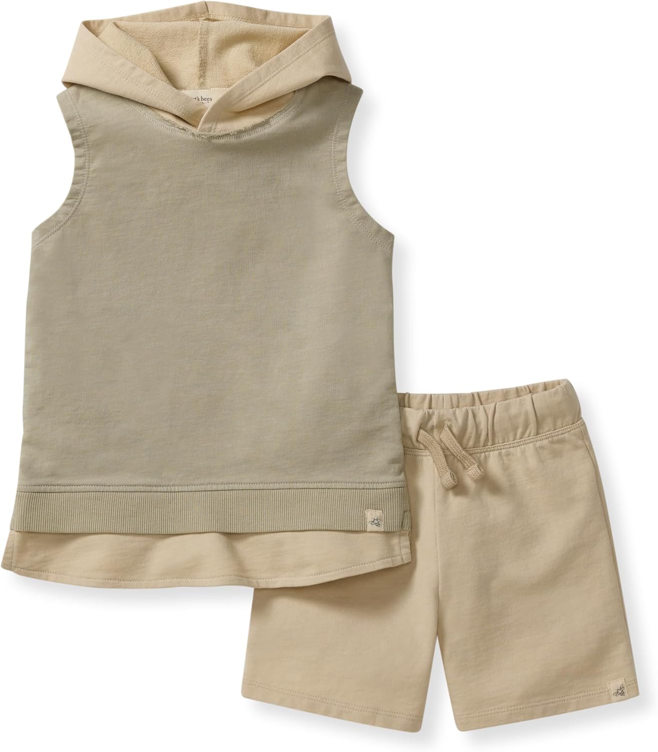 Burt's Bees Baby conjunto de camisa y pantalón para bebé niño, conjunto de camiseta de manga larga y pantalón, 100% algodón orgánico