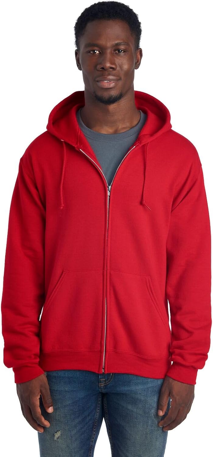 Jerzees Sudaderas con capucha y sudaderas de forro polar NuBlend para hombre, mezcla de algodón, tallas S-3X