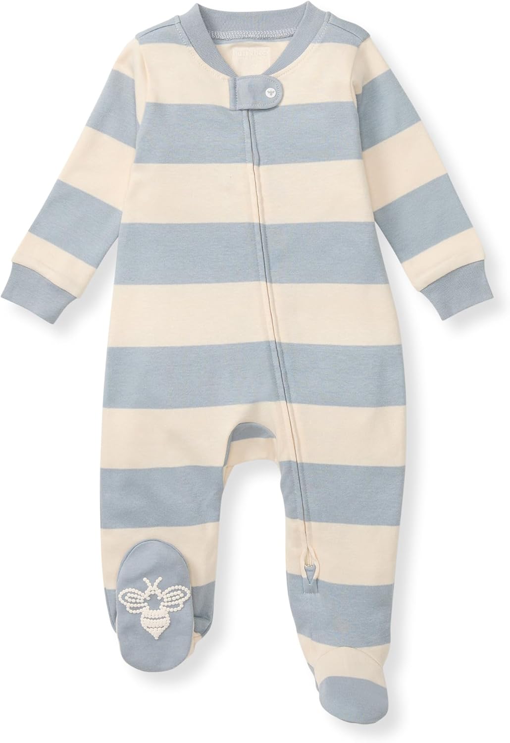 Burt's Bees Baby Pijama con pies de algodón orgánico para niños