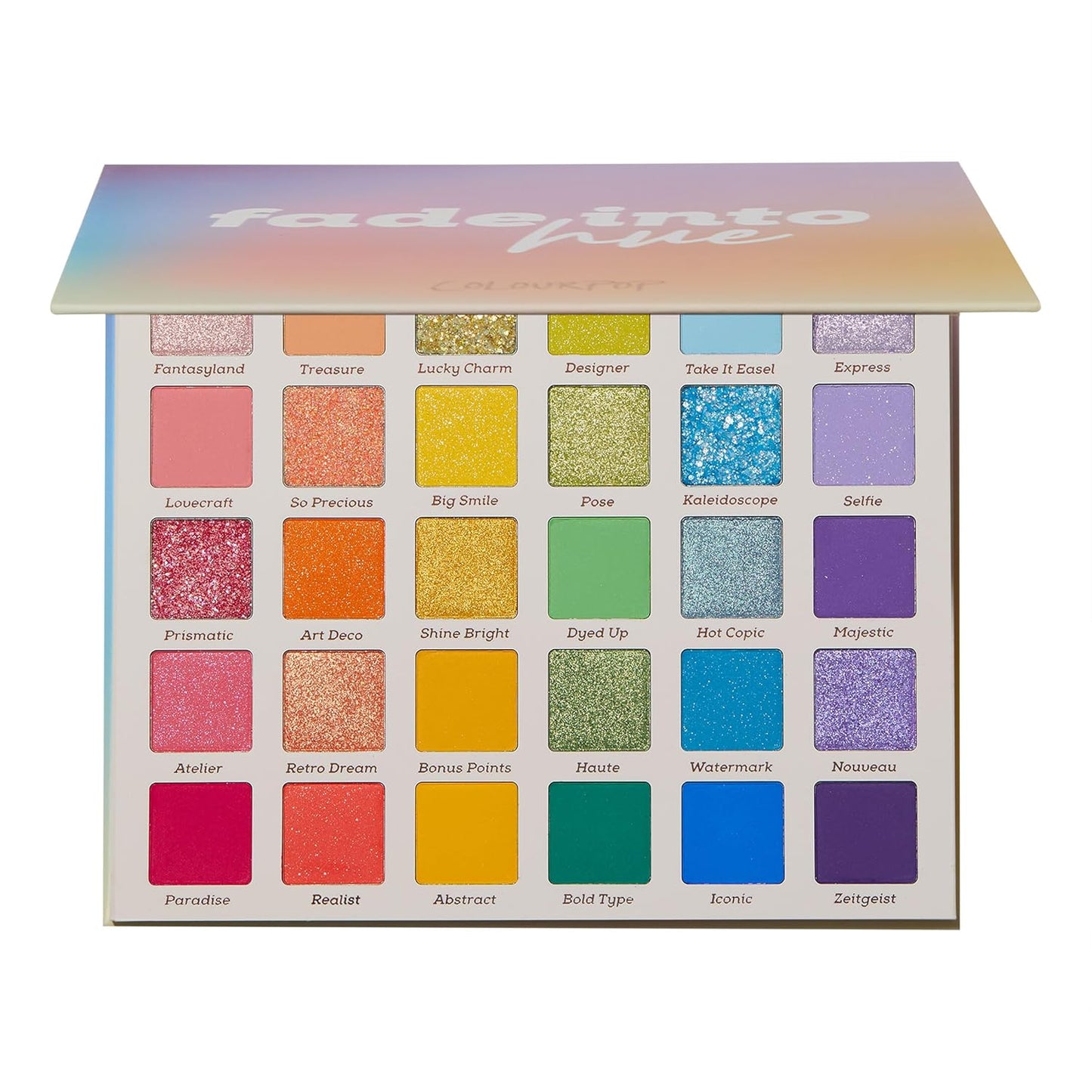 ColourPop Smoke N Roses Paleta de sombras de ojos, tonos rosey y ahumados con acabados metálicos y mate, maquillaje de ojos de alto pigmento con una fórmula de larga duración (1.16 onzas)