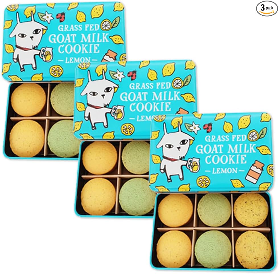 Shiawase Milk Industry, Miyako City, Iwate Prefecture (Goat Milk Cookies, 3 Yellow Cans), Spices & Herbs, Thyme, Majoram, Fennel, Cumin, Pink Pepper, Hanayama Pepper, Instant Delivery