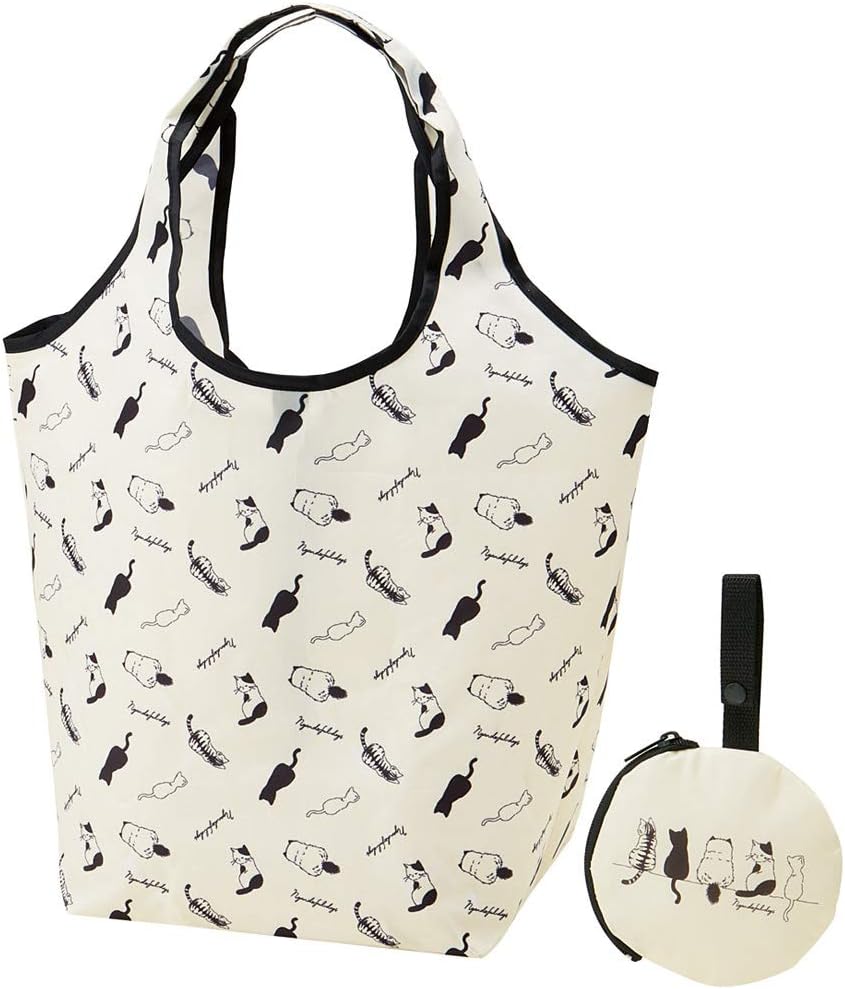 Skater KBS42P Shopping Bag with Pouch, Eco Bag, My Melody Sanrio, W x H x D: 16.5 x 12.6 x 7.1 inches (420 x 320 x 180 mm)