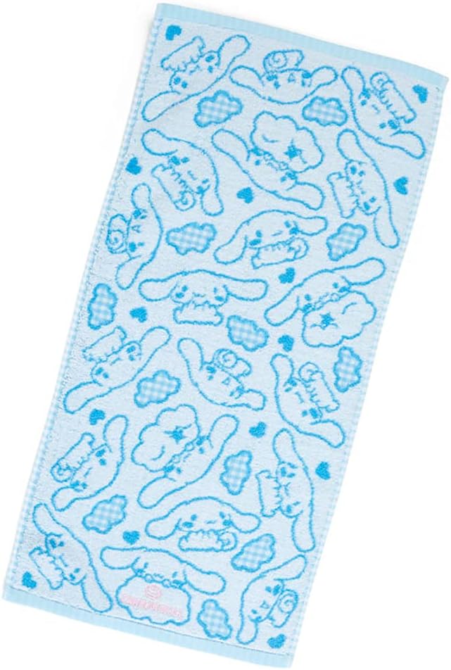 Sanrio Hello Kitty 801054 Face Towel, Antibacterial and Odor Resistant, Silver