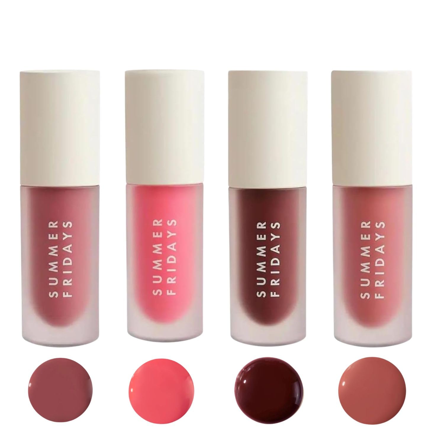 Summer Fridays Dream Lip Oil - Hydrating Tinted Lip Gloss Oil - Non-Sticky Formula with Skincare Benefits for Long-Lasting Softness + Shine - Effortless Beauty Gifts - Pink Cloud (0.15 Oz)