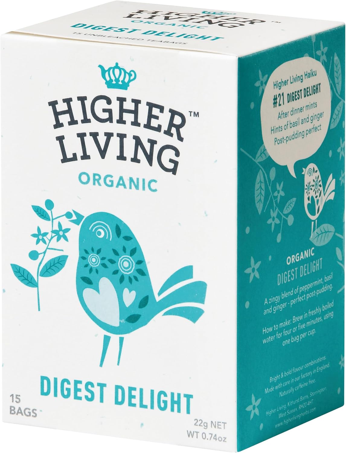 Higher Living Organic Sweet Dreams Organic Herbal Tea, 15TB (Organic)