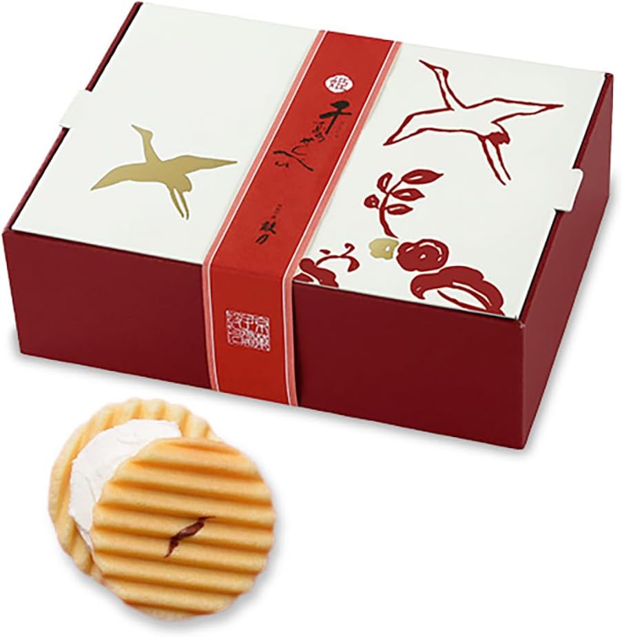 Kogetsu Hime Senju Crackers Organic Hojicha 12pcs / Kyoto Japanese Sweets Gift for Year-End Gratification, Thank You, Celebration, Return Gift, Offering, Confectionery