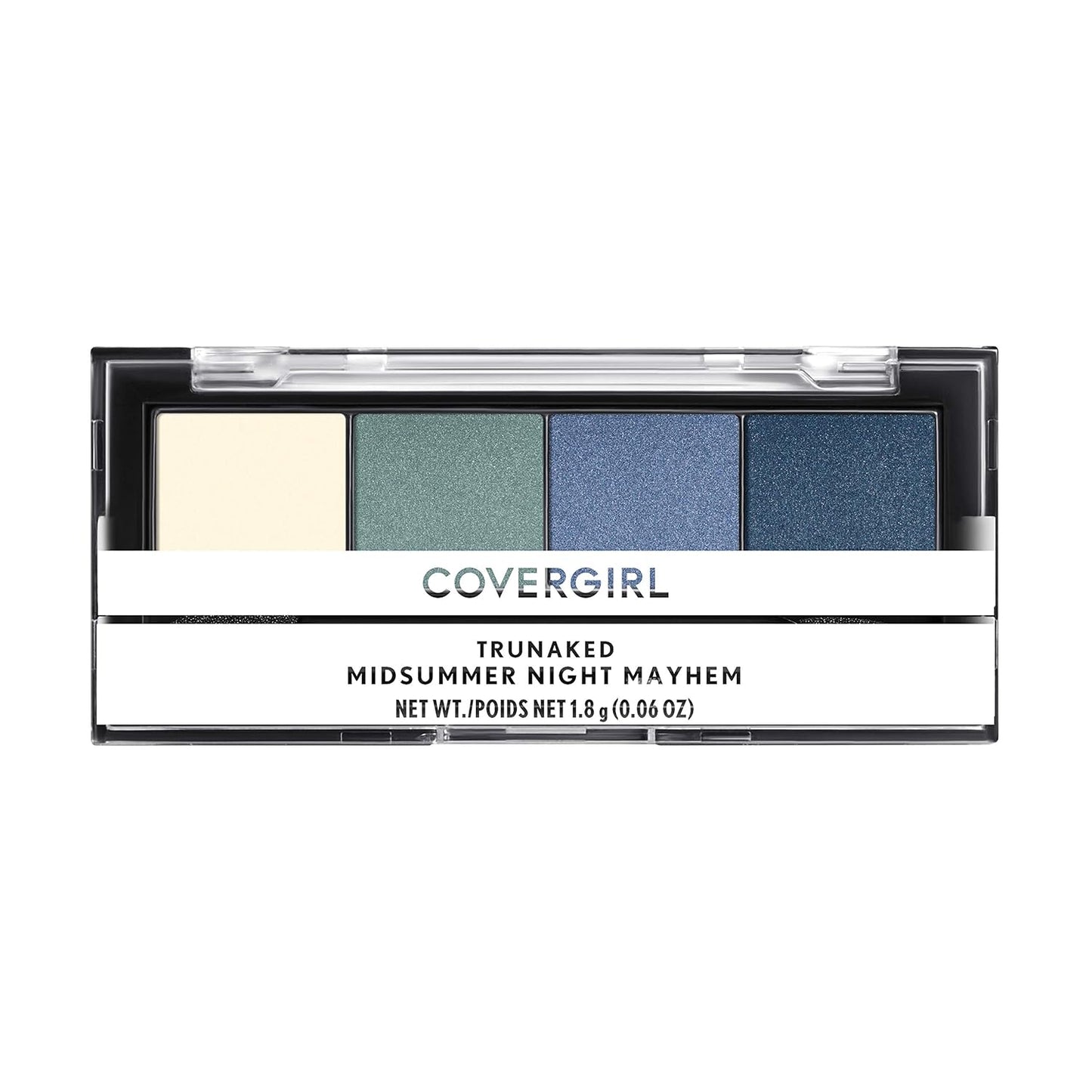 COVERGIRL Paleta de sombras de ojos Trunaked Quad - Night Mayhem, Midsummer Night Mayhem, 0.06 onzas