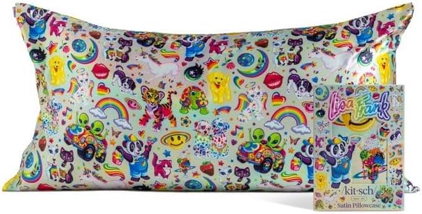 Kitsch x Star Wars Rebel Alliance - Funda de almohada de satén con cremallera para cabello y piel, más suave que las fundas de almohada de seda, funda de almohada de satén refrescante, fundas de almohada sin arrugas, tamaño estándar, 19 x 26 pulgadas
