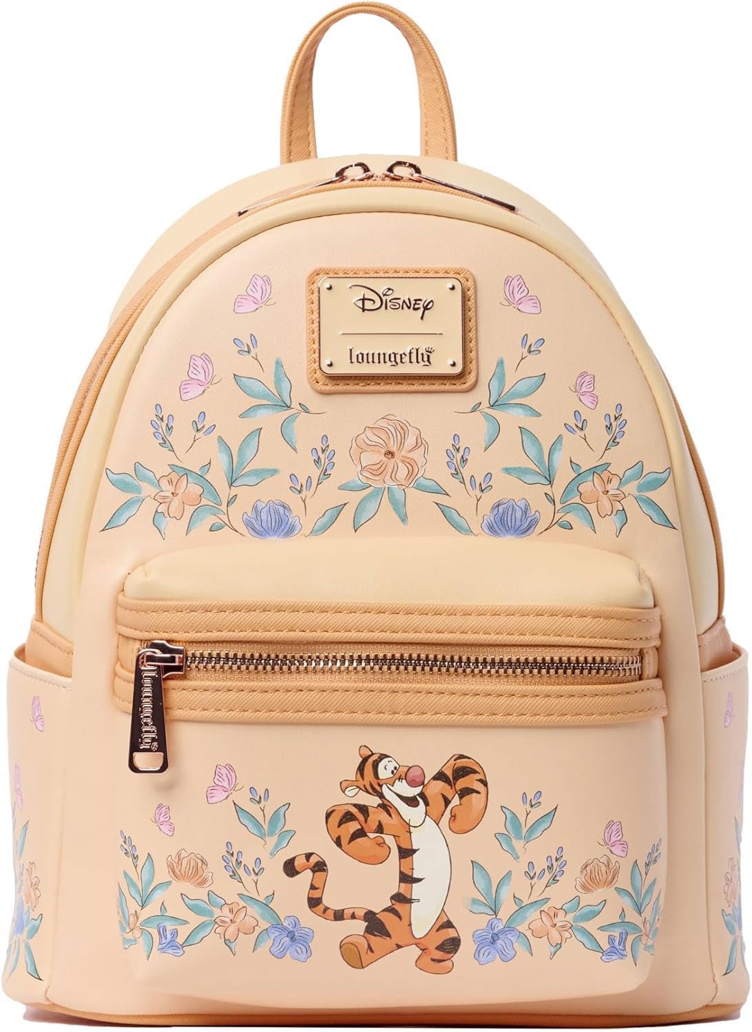 Loungefly Winnie the Pooh Eeyore Mini Mochila Bolso Estampado Floral Doble Correa Bolsa de Hombro