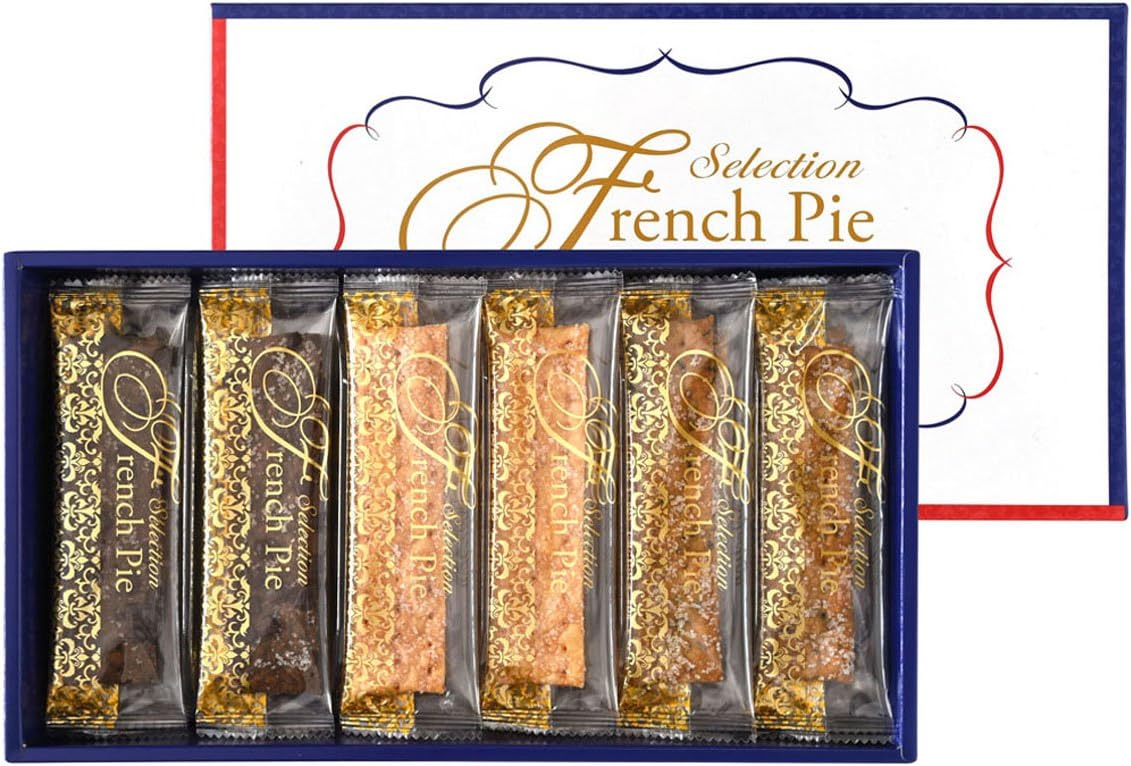 Colomban French Pie Selection Gift Confectionery Assortment Individually Wrapped Candy Petite Gift French Pie Pack of 10