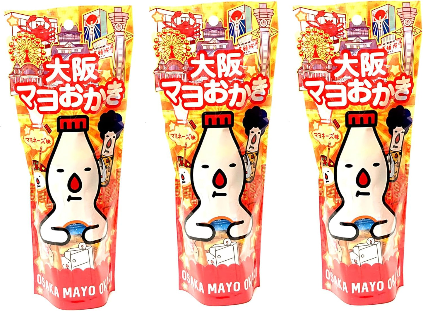 Osaka Mayo Okaki Mayonnaise Flavor, Individual Packaging (1 Bag)