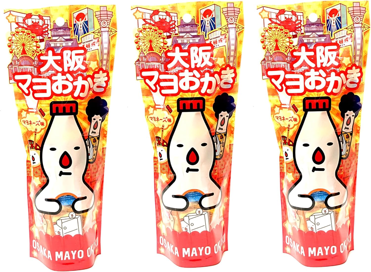 Osaka Mayo Okaki Mayonnaise Flavor, Individual Packaging (1 Bag)